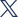 Twitter (X) Logo Image